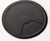 Kabeldurchlassbuchse rund schwarz Kabeldurchlassbuchse rund schwarz